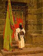 Unfolding the Holy Flag Jean Leon Gerome